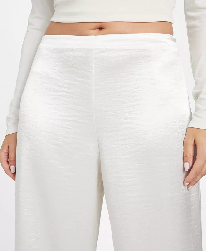 Women's Julie Satin High Rise Pants - thumbnail 3