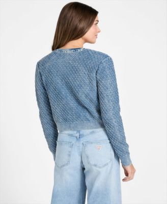 Women's Long-Sleeve V-Neck Lylah Cardigan Sweater