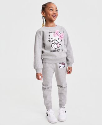 Girls Toddler 2T-6X 2-Pc. Top & Fleece Jogger Set  