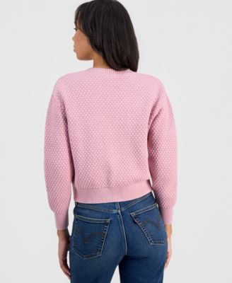 Women's Snowflake Long Sleeve Cardigan Sweater