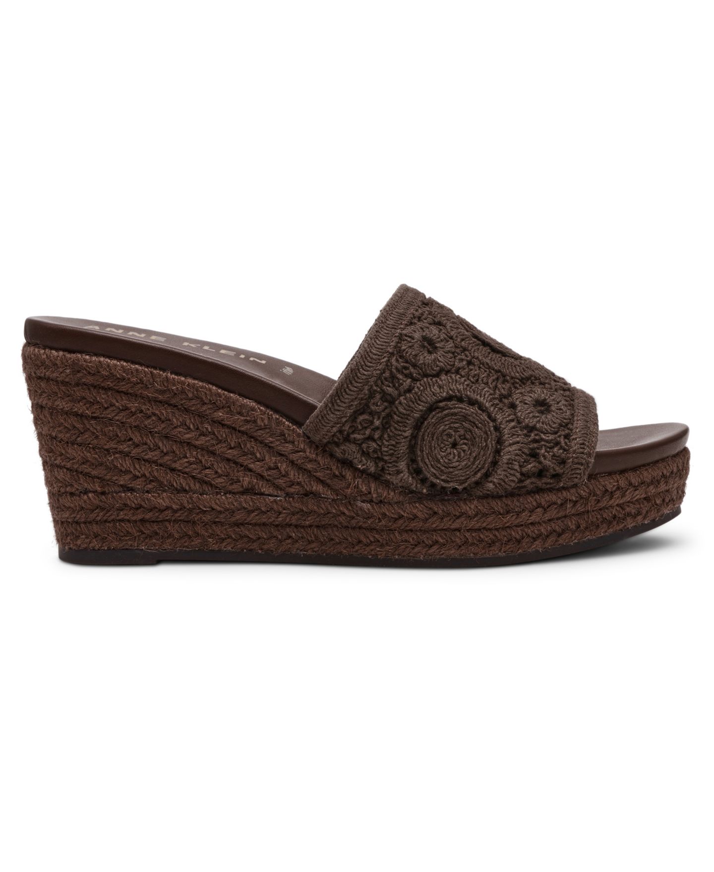 Женские сандалии Anne Klein Effy Espadrille Wedge, цвет: Коричневый — фото 2