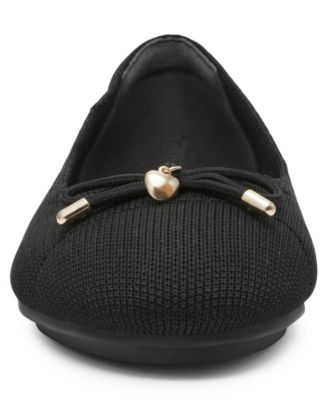 Women's Luci Knit Cap Toe Ballet Flats