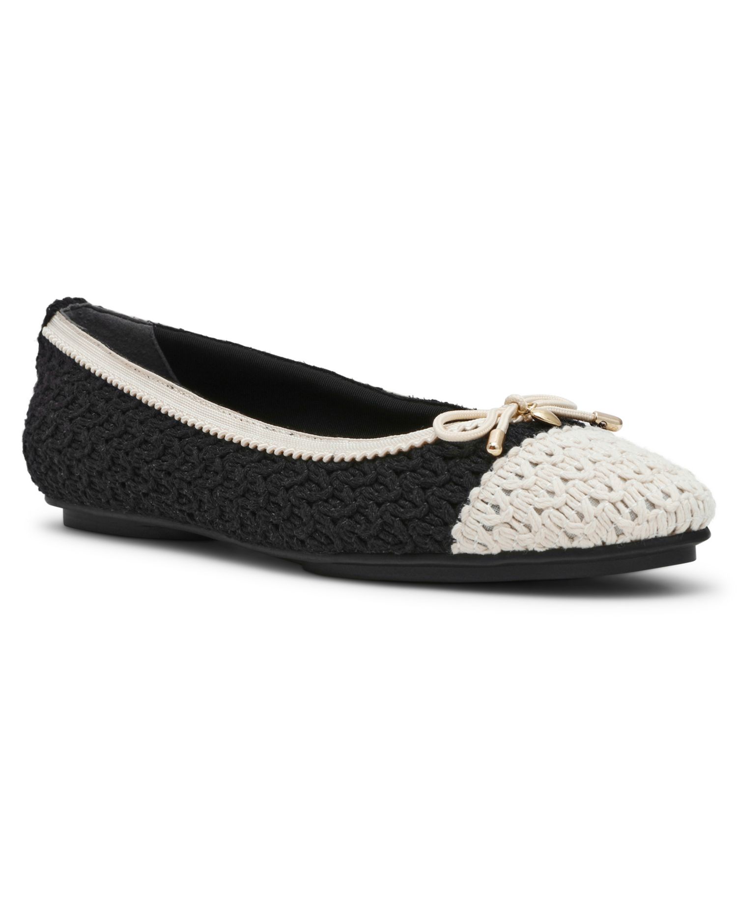 Women's Luci Crochet Cap Toe Ballet Flats