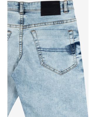 Big Boy's Light Washed Distressed Stretch Jeans - Child