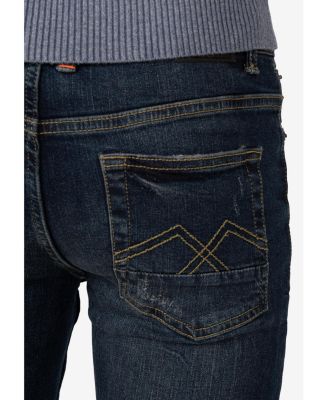 Big Boys RawX Distressed Neon Stitch Jeans