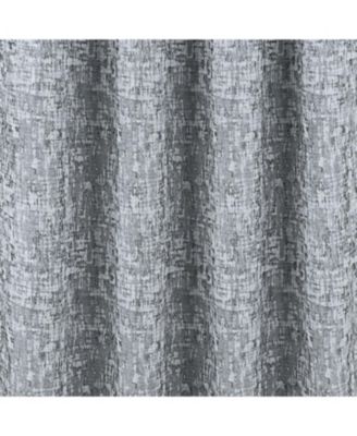 RT Designer Collection Cambridge Jacquard Luxurious Decorative Grommet Curtain Panel 54" x 90" Silver