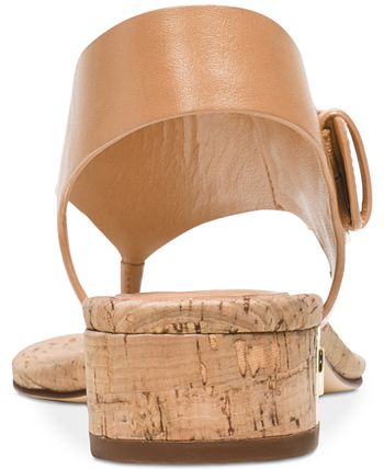 Michael kors london best sale thong block heel sandals