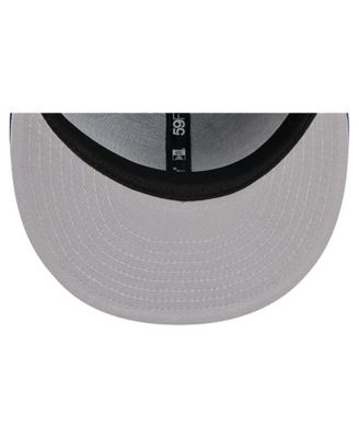 Men's Royal Buffalo Bills Overlap Wordmark 59FIFTY Fitted Hat