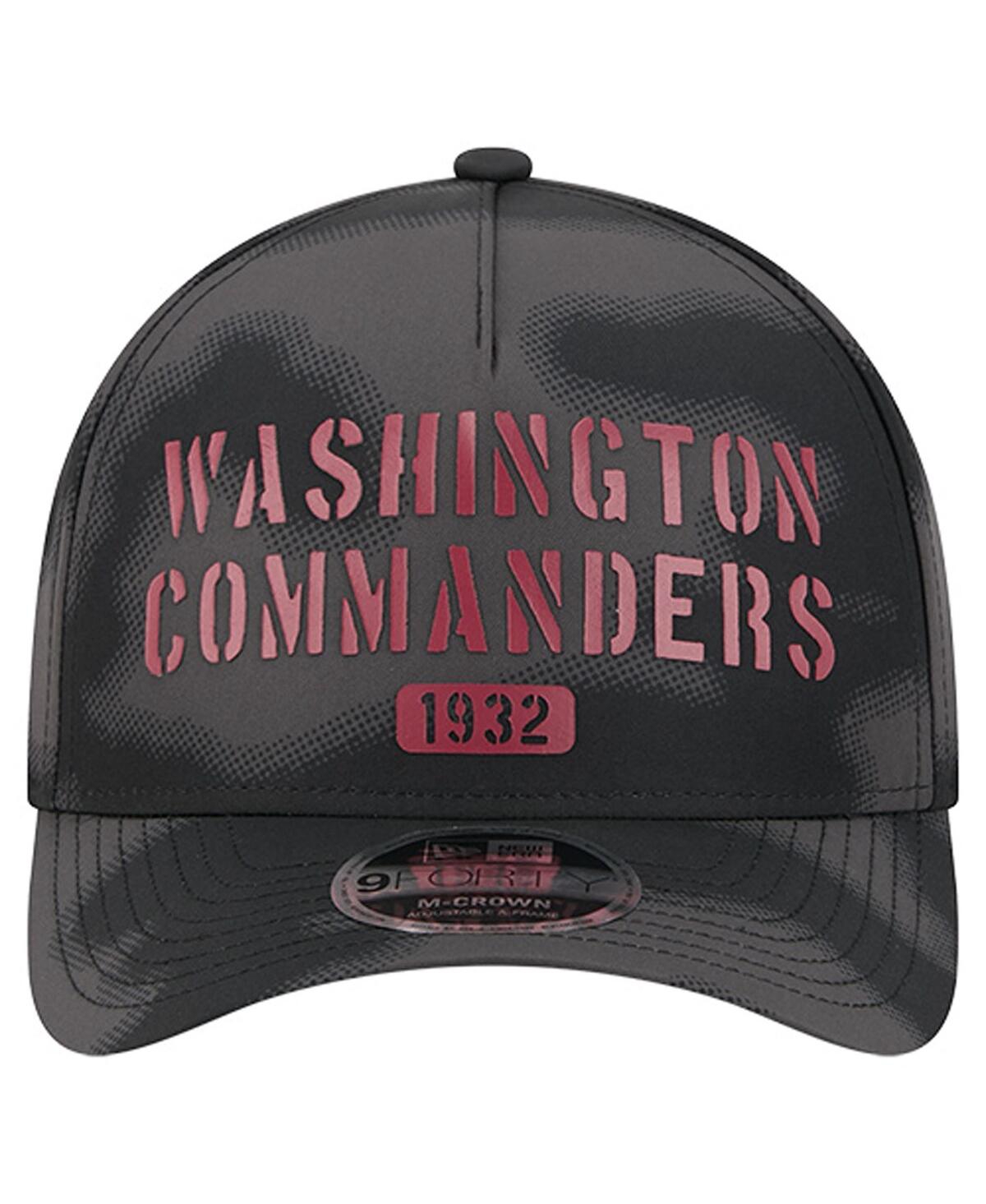 New Era Men's Gray Washington Commanders Halftone Camo 9FORTY Hat