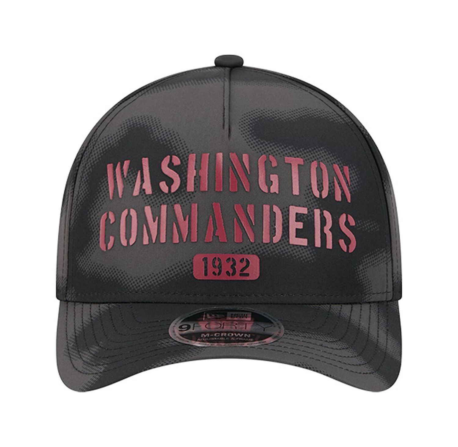 Men's Gray Washington Commanders Halftone Camo 9FORTY Hat