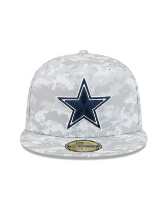 Men's White Dallas Cowboys 2025 Salute to Service Fan Pack 59FIFTY Fitted Hat