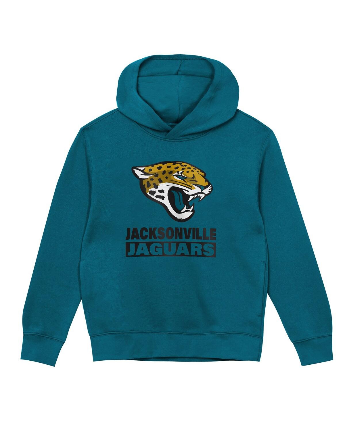 Outerstuff Preschool Teal Jacksonville Jaguars Back To Basics Hoodie In Blue