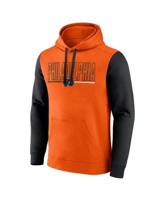 Men's Orange Philadelphia Flyers Deliver Fleece Pullover Hoodie