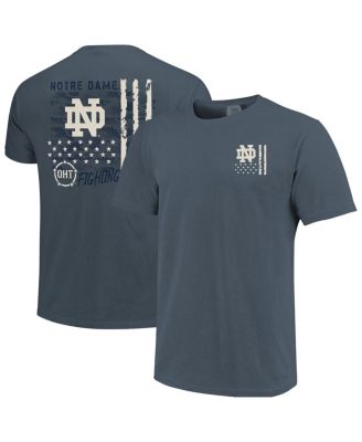 Men's Navy Notre Dame Fighting Irish Comfort Colors OHT Camo Overlay T-Shirt