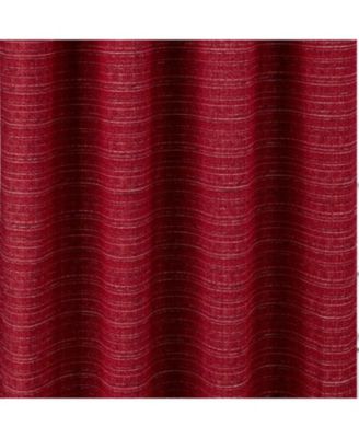 RT Designer Collection Kensington Jacquard Foam Backed Luxurious Decorative Grommet Curtain Panel 54" x 95" Red