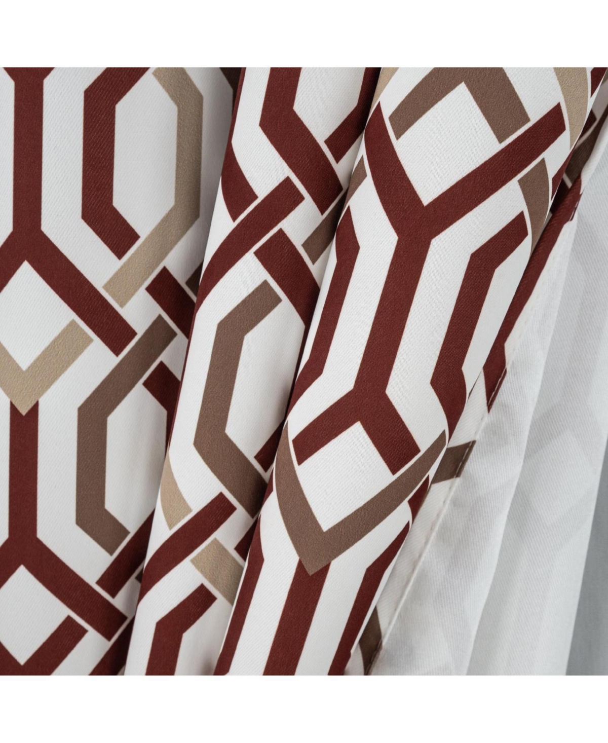 Rt Designer Collection Rory Printed Blackout Luxurious Decorative Grommet Curtain Panel 54" x 84