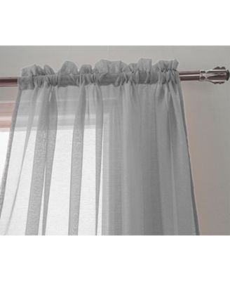 RT Designer Collection Celine Sheer Luxurious Modern Curtain Panel