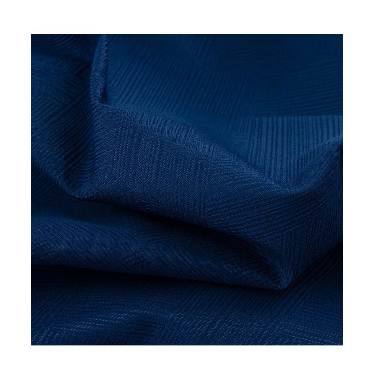 Rt Designers Collection Barron 100% Blackout Grommet Curtain Panel 54" x 90" Navy