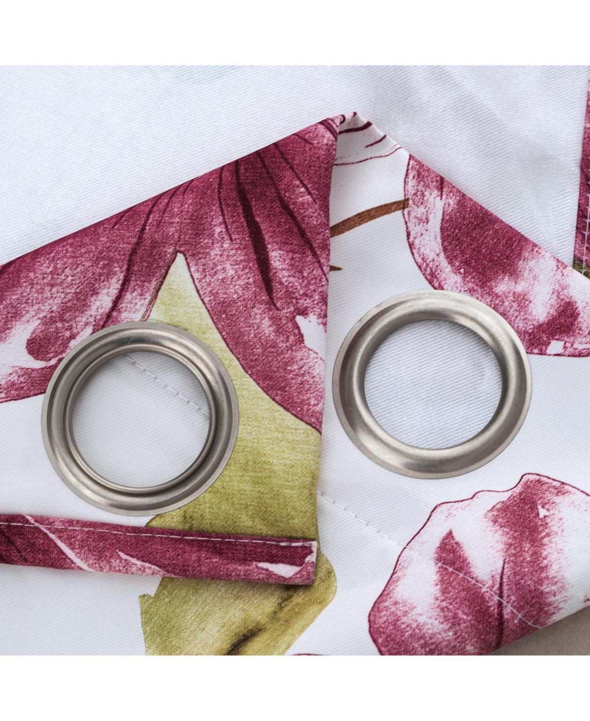 Rt Designer Collection April Printed Blackout Luxurious Decorative Grommet Curtain Panel 54" x 84