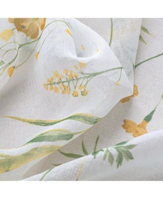 Kelce Doily Grommet Light Filtering Window Curtains for Bedroom 54" x 90" Rose