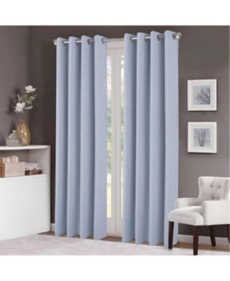 Boden 100% Blackout Grommet Curtain Panel 54" x 90" Sky Blue