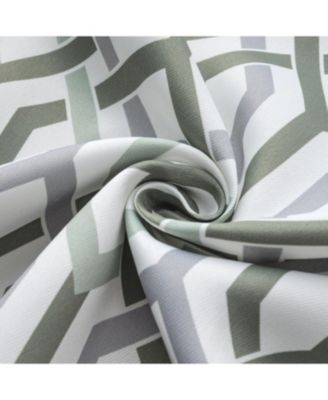 RT Designer Collection Rory Printed Blackout Luxurious Decorative Grommet Curtain Panel 54" x Sage