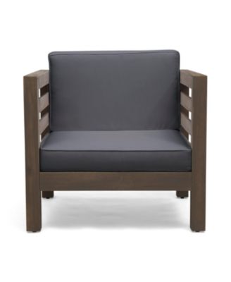 Acacia Club Chair with Water-Resistant Cushions