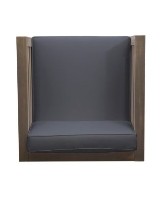 Acacia Club Chair with Water-Resistant Cushions