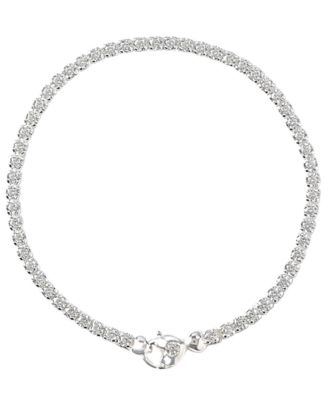 Primavera Sterling Silver Cubic Zirconia Tennnis Bracelet