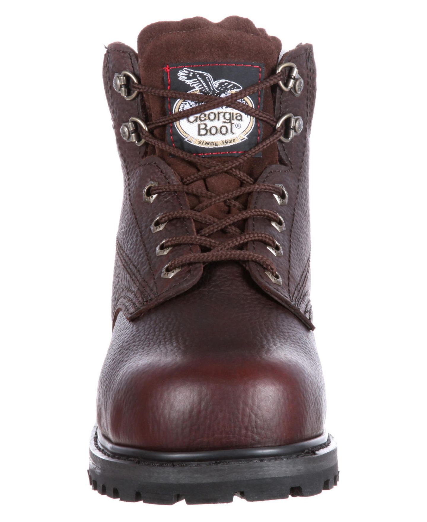 Мужские ботинки GEORGIA BOOT Oiler Steel Toe Waterproof Work Boot, цвет: Коричневый — фото 3