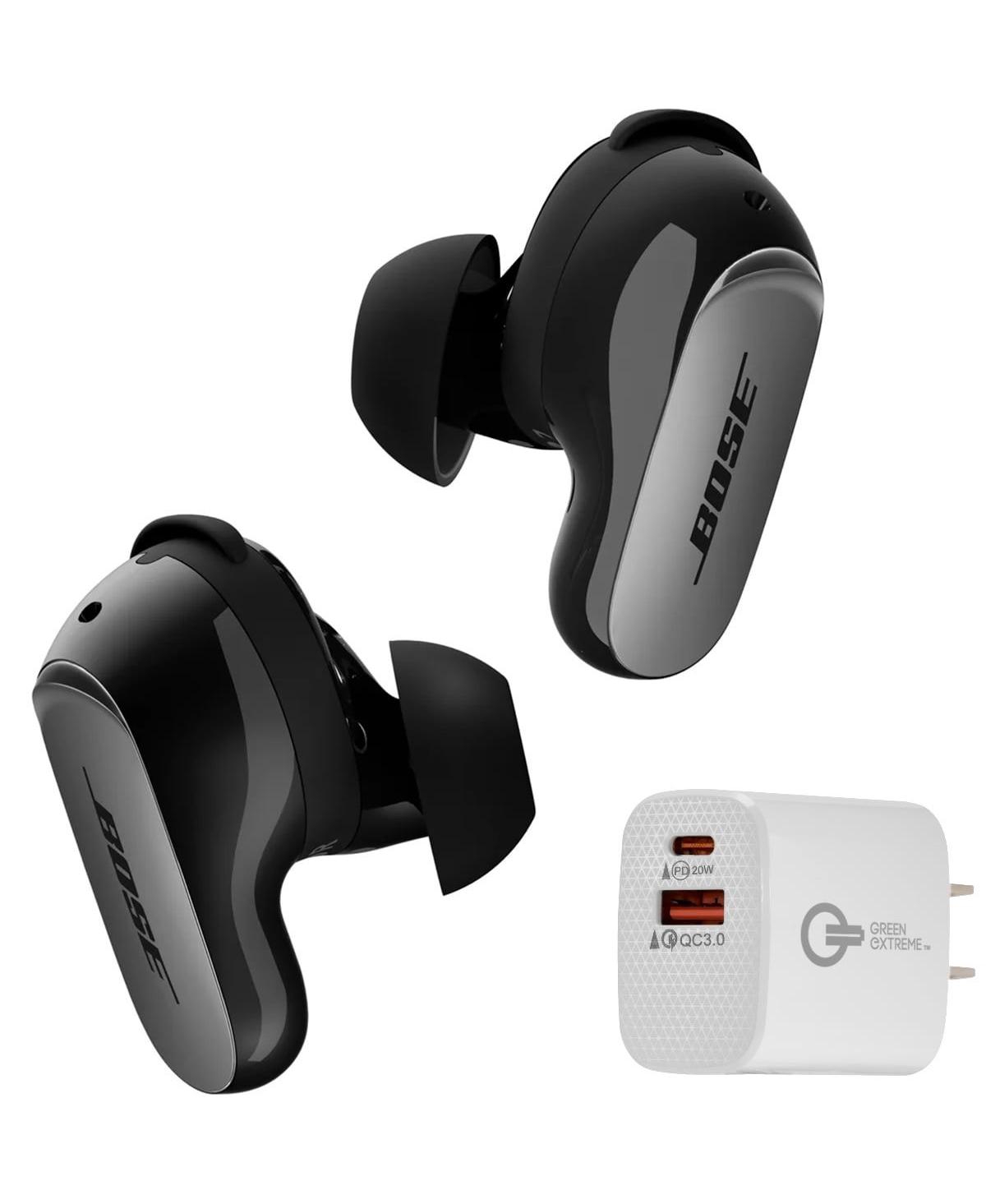 Bose QuietComfort 2nd Gen Ultra Wireless Noise Cancelling Earbuds + 20W 2-Port Wall Charger