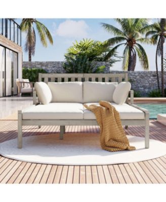 Outdoor Daybed with Pillows