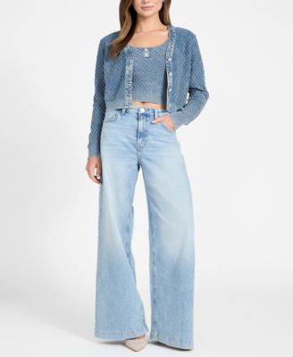 Women's Long-Sleeve V-Neck Lylah Cardigan Sweater