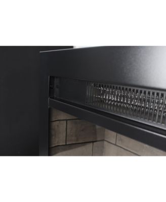 28 inch Electric Fireplace Insert, multicolored flames