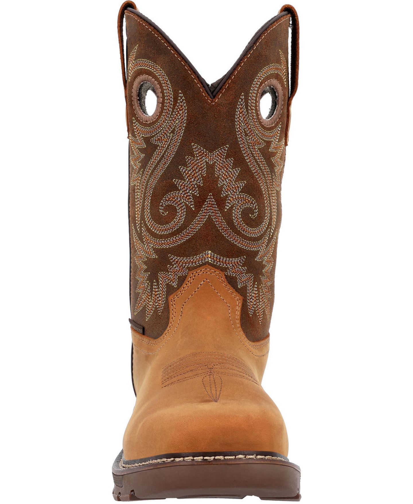 Мужские ботинки GEORGIA BOOT Carbo-Tec FLX Alloy Toe Waterproof Pull-on Work, цвет: Коричневый — фото 3