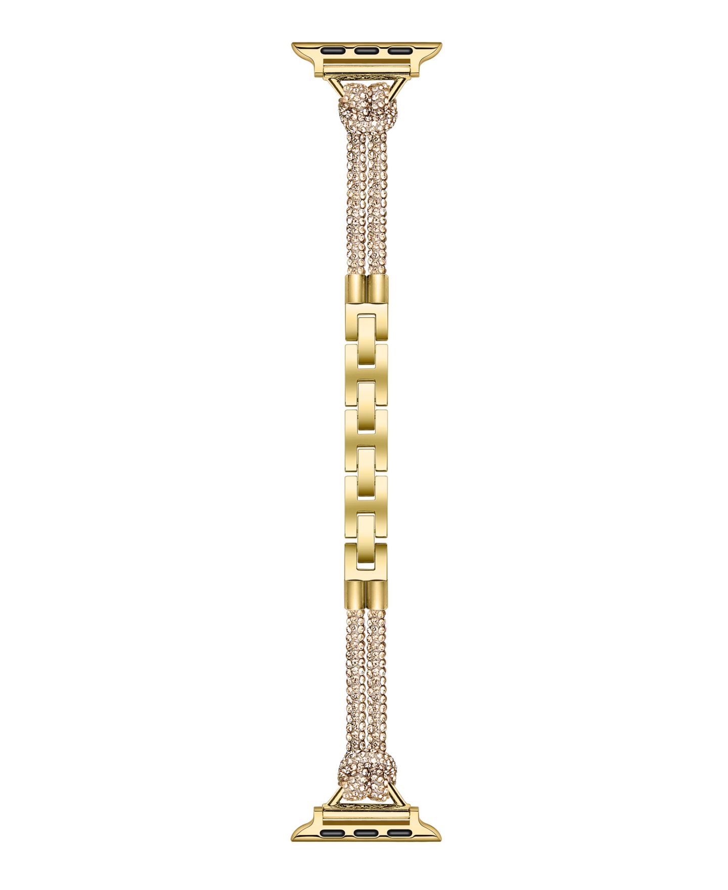 Женский ремешок для часов Posh Tech Serena Faux Tennis Bracelet Band for Apple Watch, цвет: Золотой — фото 2