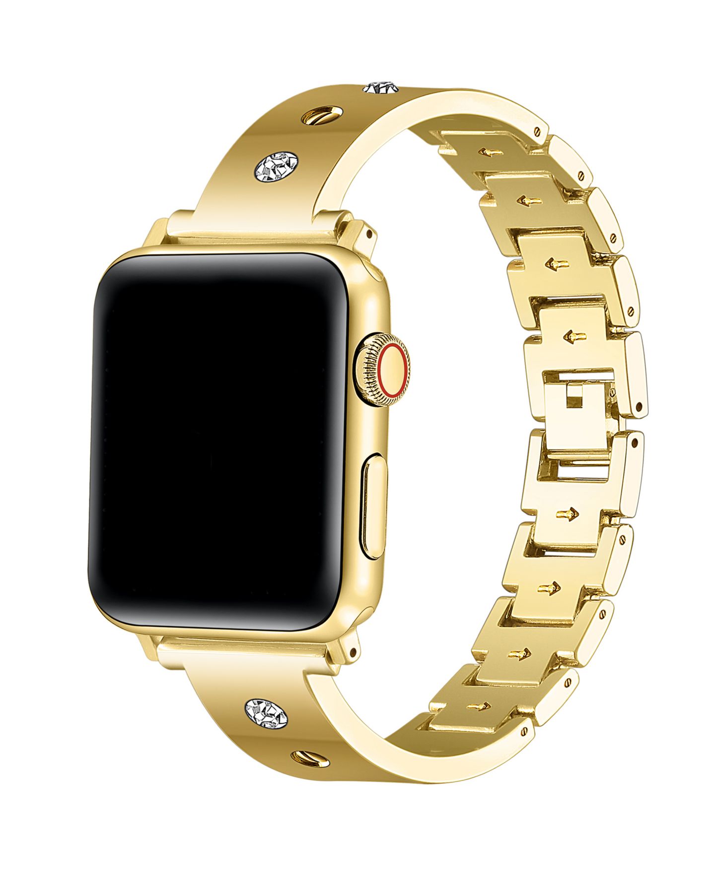 Женский ремешок для часов Posh Tech Cambell Stainless Steel Bracelet Band for Apple Watch, цвет: Золотой — фото 1