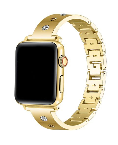 Женский ремешок для часов Posh Tech Cambell Stainless Steel Bracelet Band for Apple Watch, цвет: Золотой