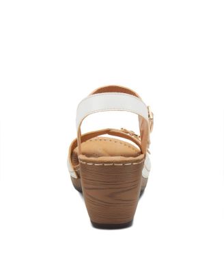 Women's SHANTAY Adjustable Wedge Sandals with Back Strap