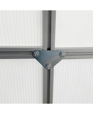 12'x6' Polycarbonate Walk-in Garden house w/ Sliding Door