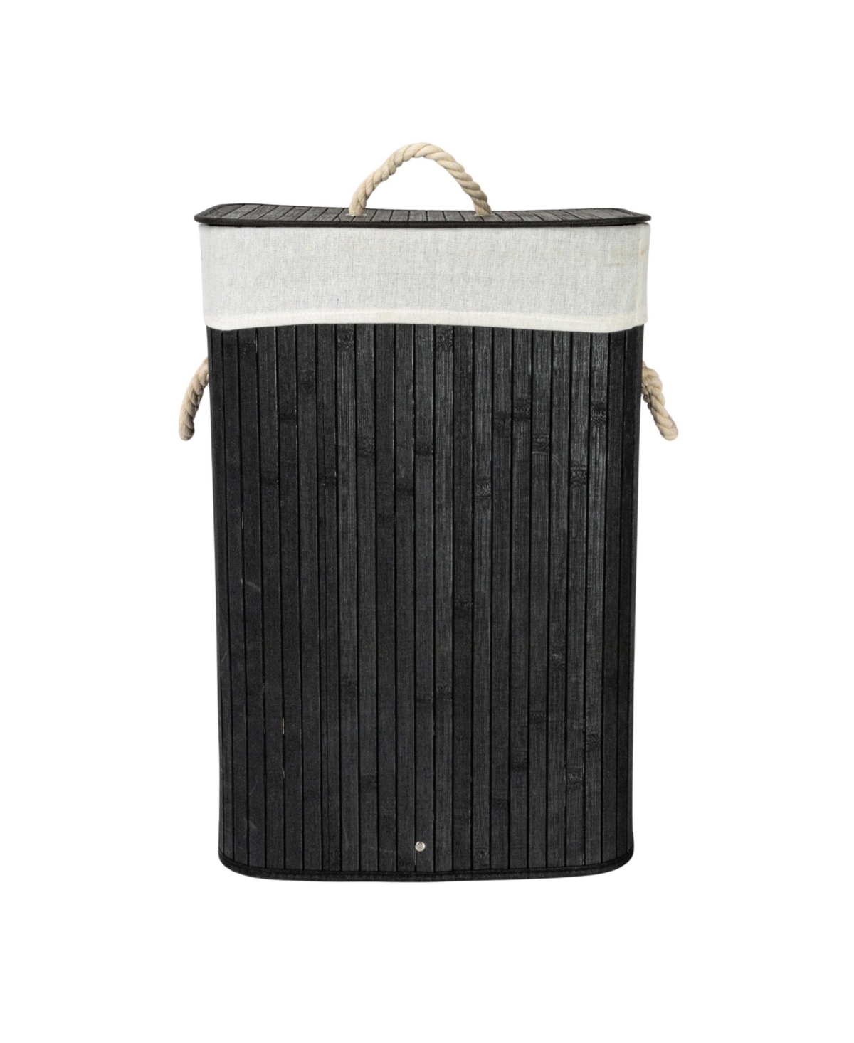 Household Essentials Bamboo Laundry Hamper with Rope Handles, -Gallons