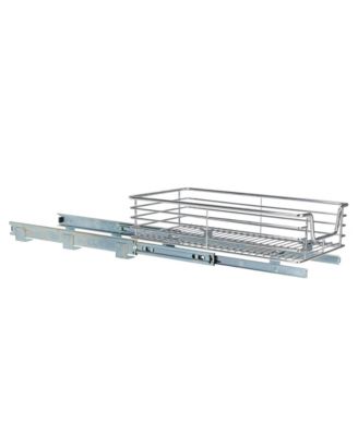Glidez 14.5" W Chrome-Plated Steel Pull-Out Storage Organizer.