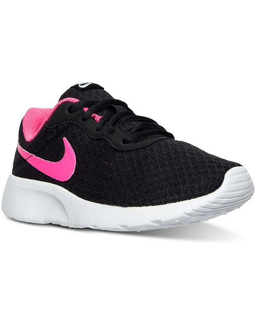 Nike Little Girls' Tanjun Casual Sneakers from Finish Line & Reviews