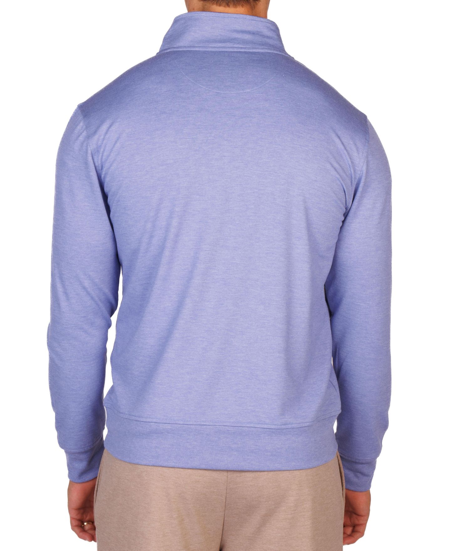 Мужские толстовки Tailorbyrd Fine French Terry Quarter Zip, цвет: Синий — фото 3