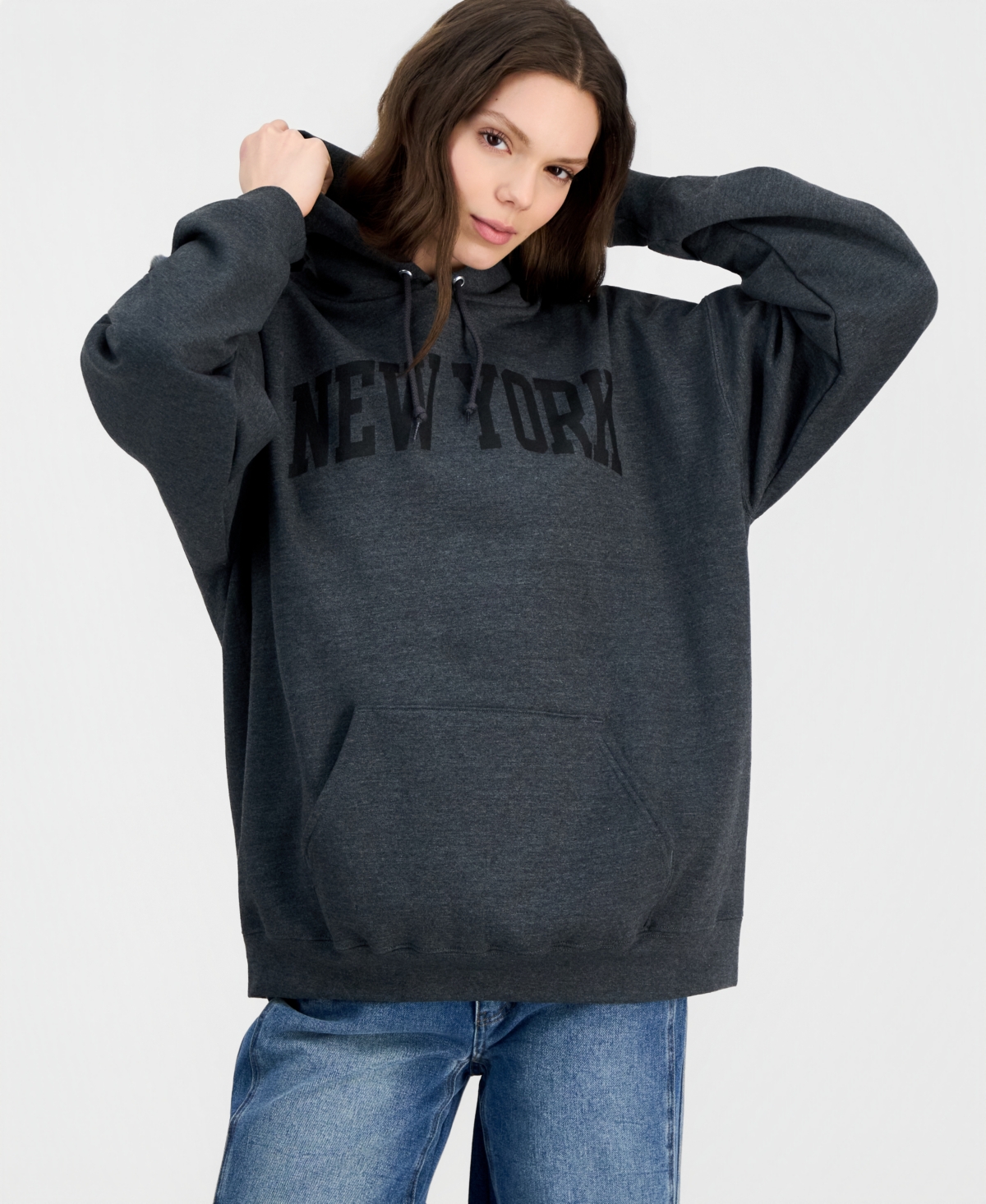 Champion Unisex Powerblend New York Graphic Pullover Hoodie, Created for Macy's