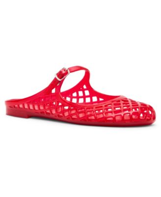 Madden Girl - Women's Safron Caged Jelly Mary-Jane Slip-On Flats
