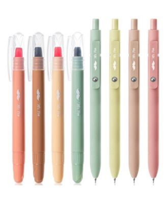 Bible Highlighter and Pens, 8 Pack, Gel Highlighters, Bible