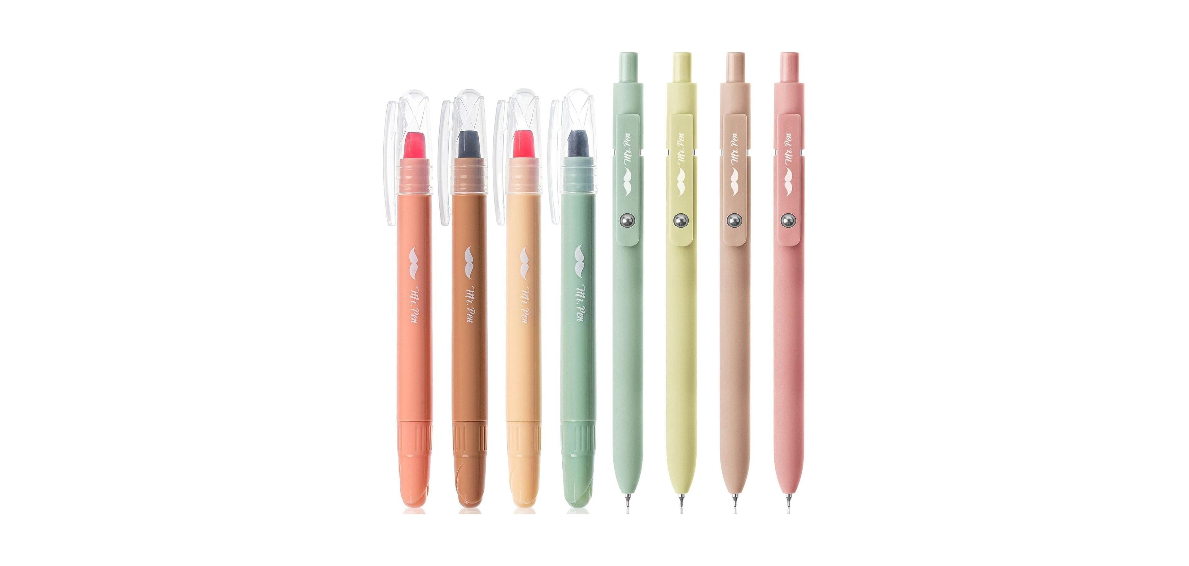 Mr. Pen Bible Highlighter and Pens, 8 Pack, Gel Highlighters, Bible