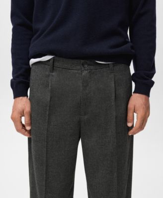 Men's Regular-Fit Pleated Pants