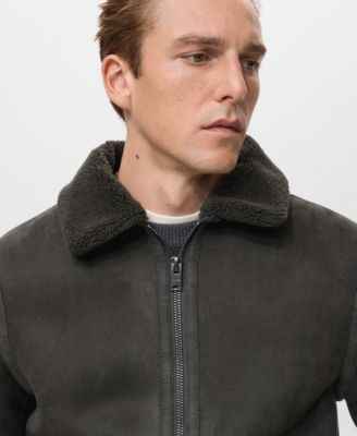 Men's Double Face Sheepskin-Effect Jacket
